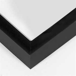 Svart aluminiumram 15 x 21 cm ( A5 )